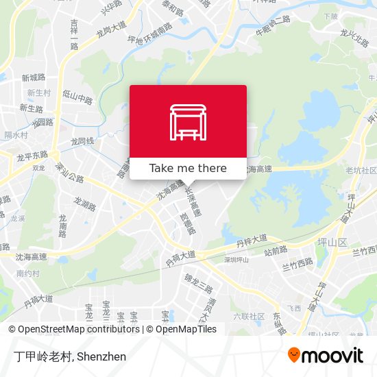 丁甲岭老村 map