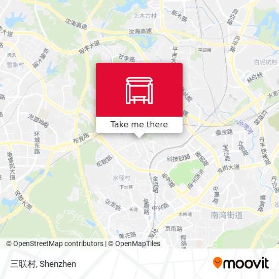 三联村 map