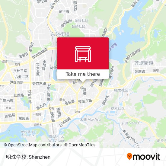 明珠学校 map
