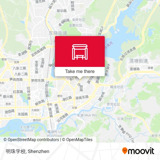 明珠学校 map