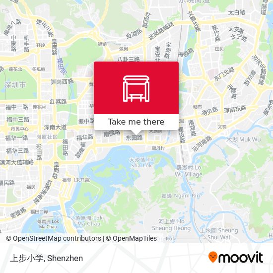 上步小学 map