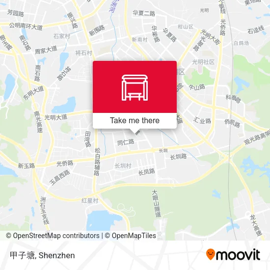 甲子塘 map