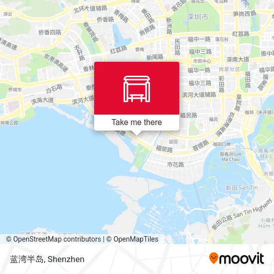 蓝湾半岛 map