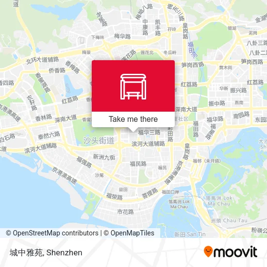 城中雅苑 map