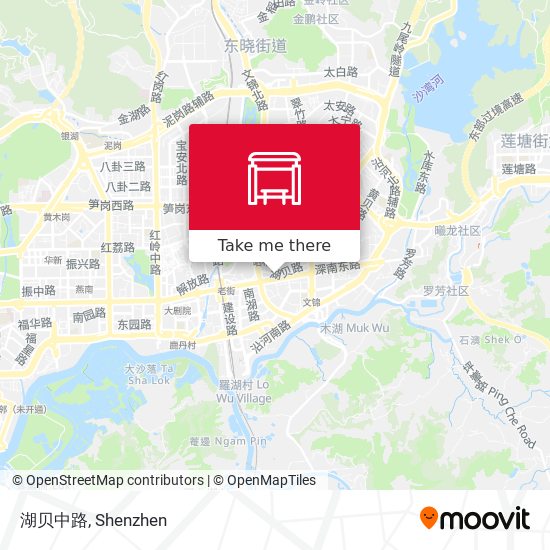 湖贝中路 map