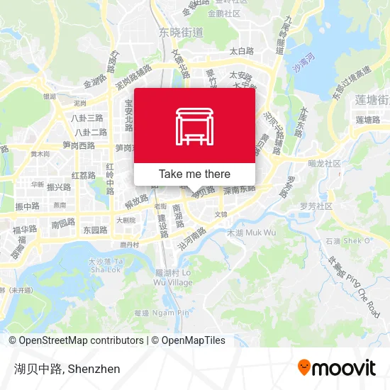 湖贝中路 map