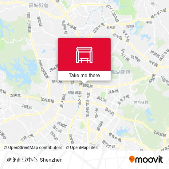观澜商业中心 map
