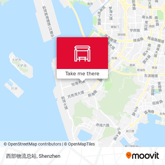 西部物流总站 map