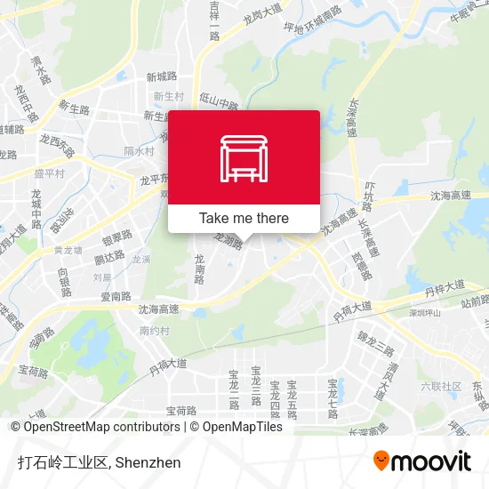 打石岭工业区 map