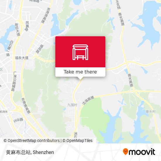 黄麻布总站 map
