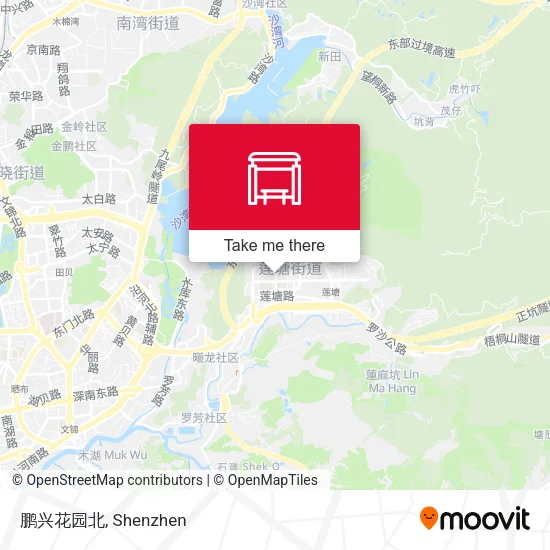鹏兴花园北 map