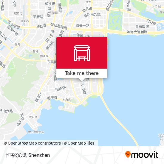 恒裕滨城 map