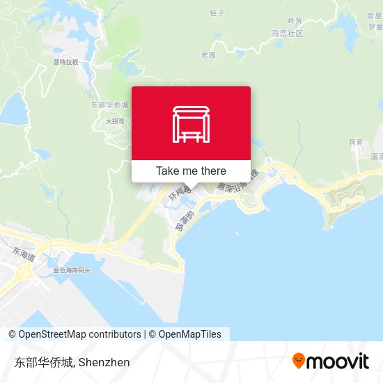 东部华侨城 map