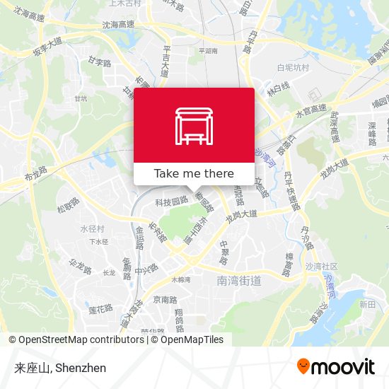 来座山 map