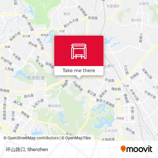 环山路口 map