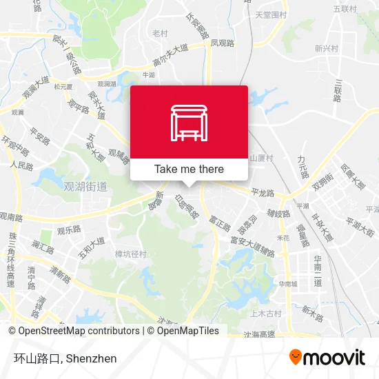 环山路口 map