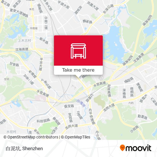 白泥坑 map