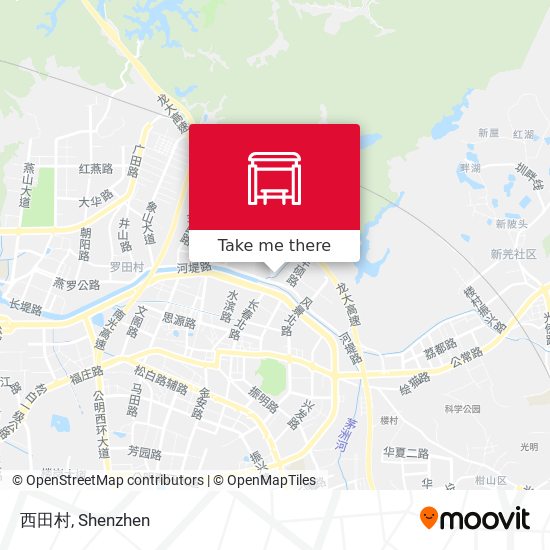 西田村 map
