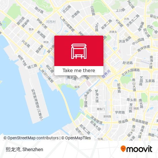 熙龙湾 map