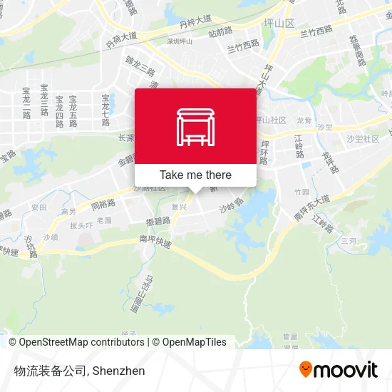 物流装备公司 map