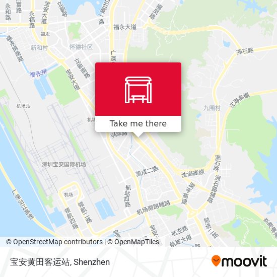 宝安黄田客运站 map