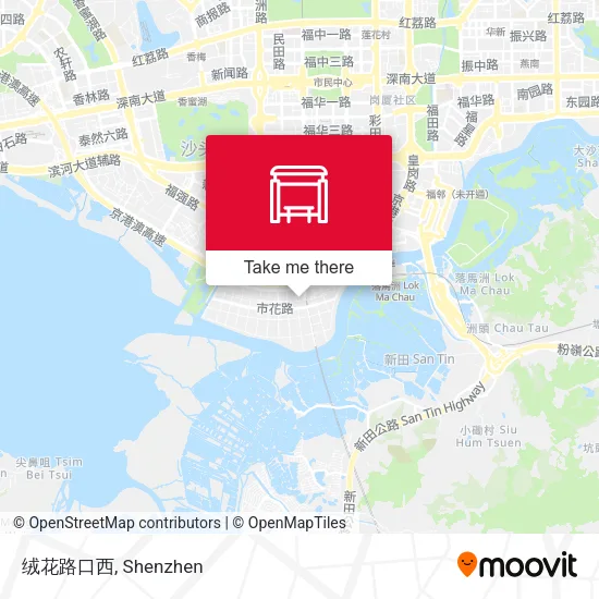 绒花路口西 map