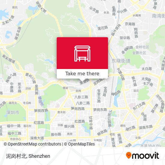 泥岗村北 map