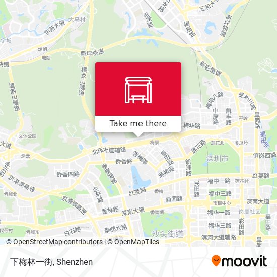 下梅林一街 map