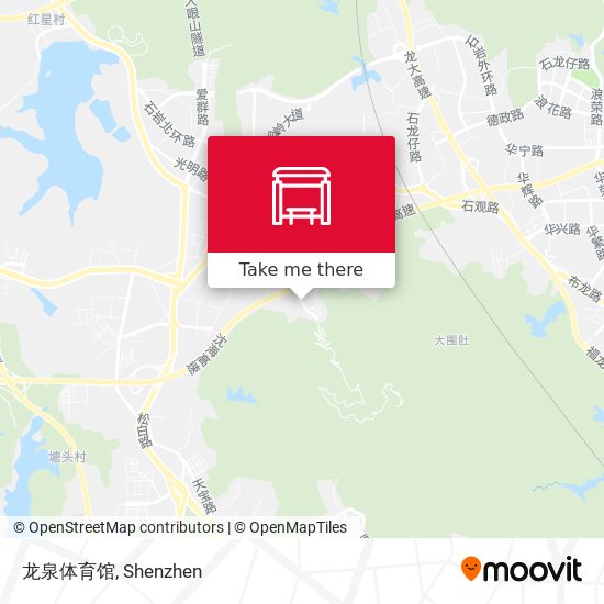 龙泉体育馆 map