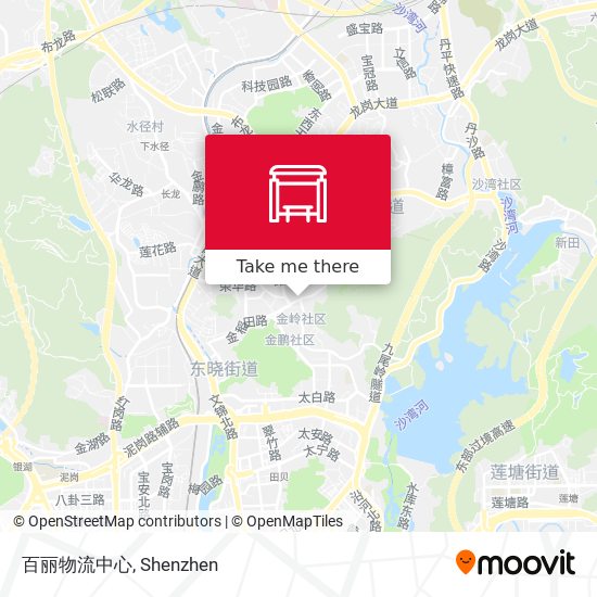 百丽物流中心 map