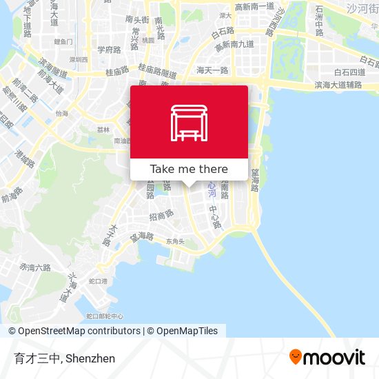 育才三中 map
