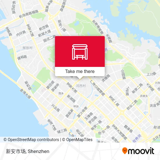 新安市场 map