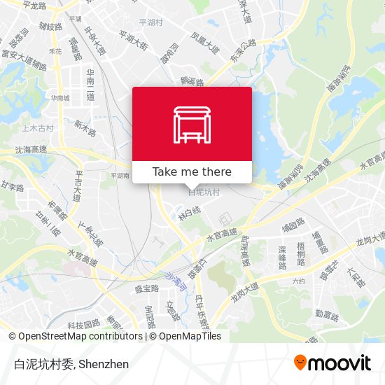 白泥坑村委 map