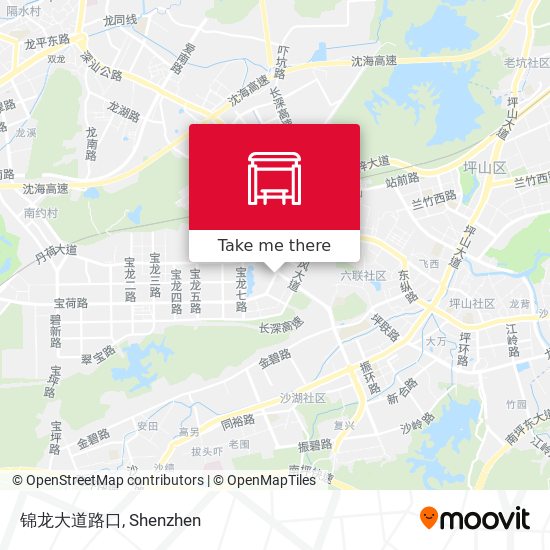 锦龙大道路口 map