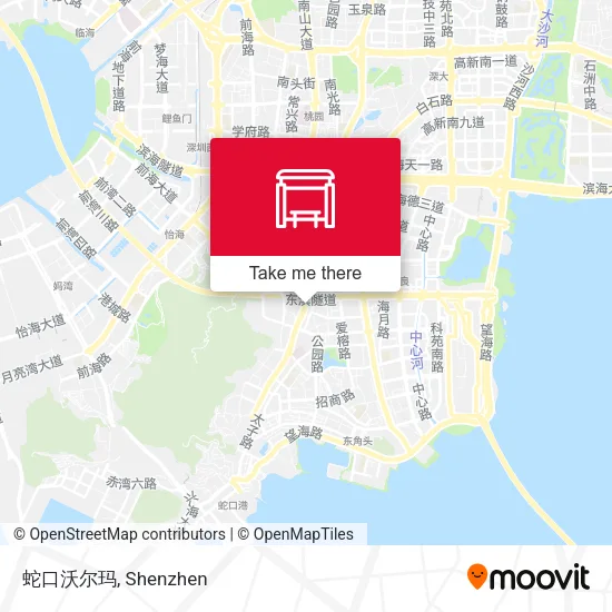 蛇口沃尔玛 map