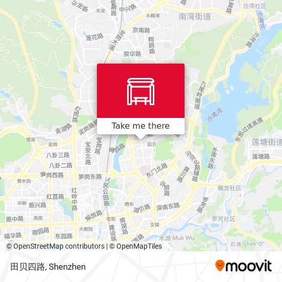 田贝四路 map