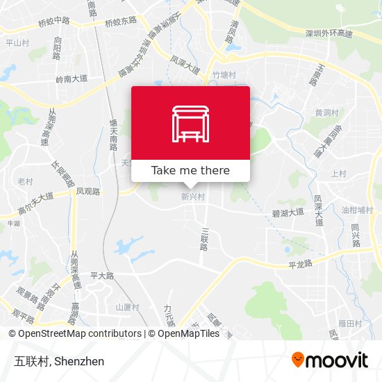 五联村 map