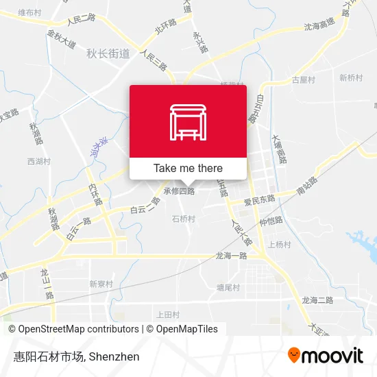 惠阳石材市场 map