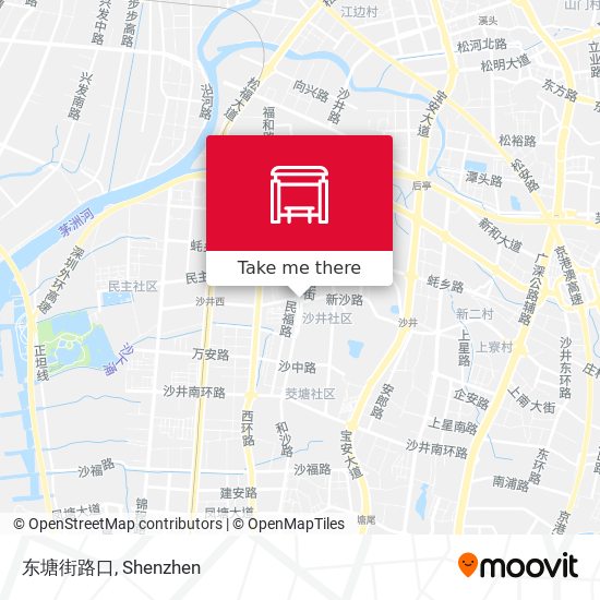 东塘街路口 map