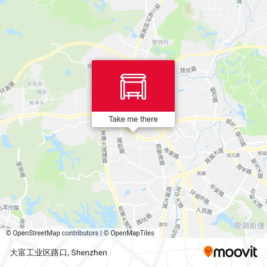 大富工业区路口 map