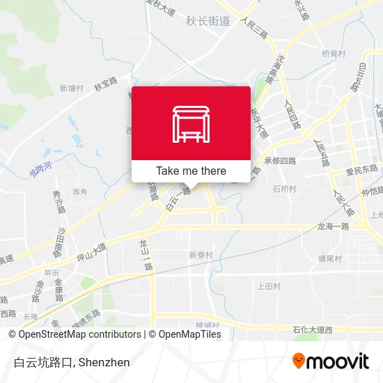 白云坑路口 map