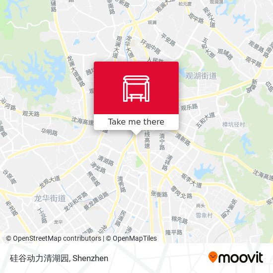 硅谷动力清湖园 map