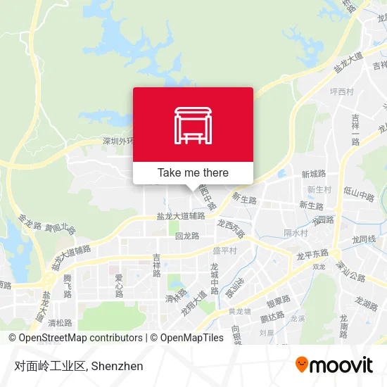 对面岭工业区 map