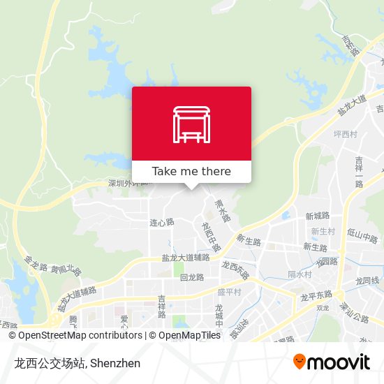 龙西公交场站 map