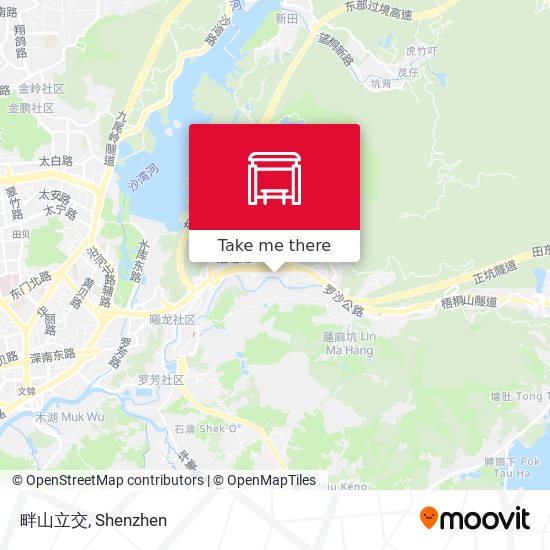 畔山立交 map