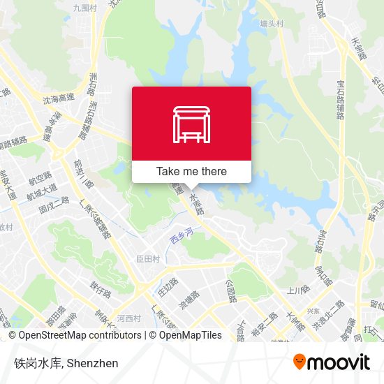 铁岗水库 map