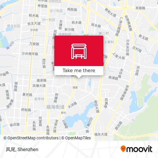 凤尾 map