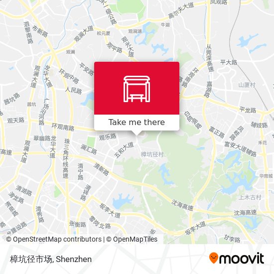 樟坑径市场 map