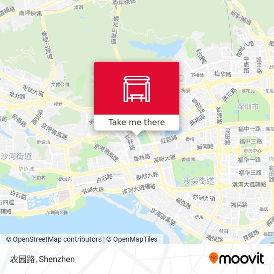 农园路 map