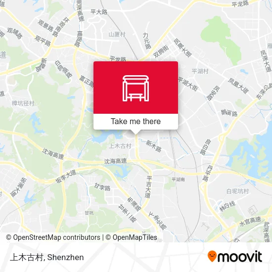 上木古村 map